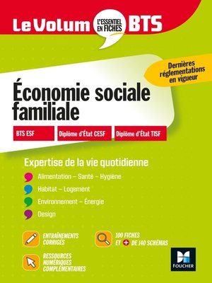 cover image of Le Volum' BTS--Economie sociale familiale--Révision et entraînement